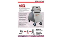 Della-Toffola - Model DTMA - Maceration Accelerator - Brochure