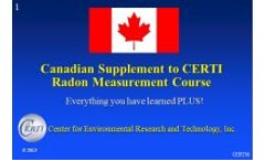 Canadian Radon Program