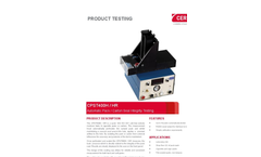 Cerulean - Model CPST400H / HR - Automatic Pack / Carton Seal Integrity Testing Unit Brochure