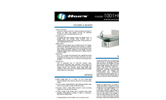 Model 1001HPSBP BarrierFree Drinking Fountain Spec Sheet