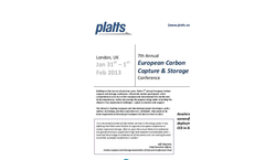 7th Annual European Carbon Capture & Storage 2013 Agenda