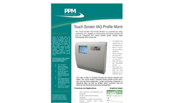 Touch Screen IAQ Profile Monitor Product Brochure