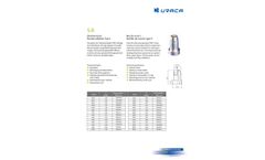 Uraca - Model Type S - Needle Jet Nozzle - Brochure