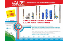 Submersible Multistage Borehole Electric Pumps for Deep Wells Brochure
