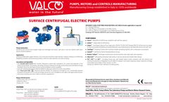Surface Pumps Line - Technical Info