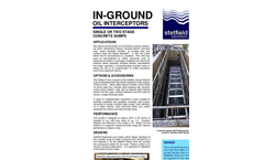 Single Or Two Stage Concrete Sumps - Datasheet