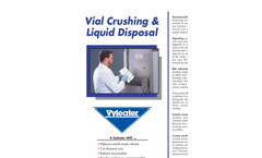 Vyleater - Vial Crushing & Liquid Disposal Brochure