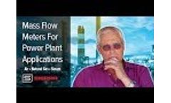 Mass Flow Meters for Creating, Managing and Controlling Energy in Power Plants - Video
