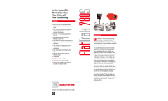 FlatTrak 780S In-Line Immersible Thermal Gas Mass Flow Meter with Flow Conditioning - Technical Datasheet