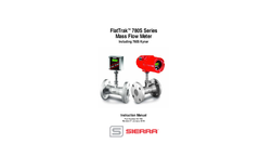 FlatTrak 780S Series Mass Flow Meter - Instruction Manual