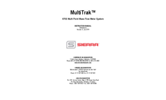 MultiTrak 670S Multi-Point Mass Flow Meter System - Instruction Manual