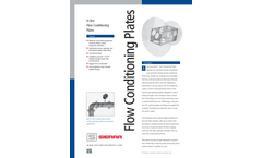 In-line Flow Conditioning Plates - Technical Datasheet