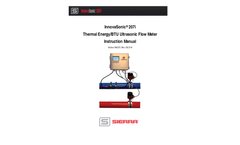 InnovaSonic 207i Thermal Energy/BTU Ultrasonic Flow Meter - Instruction Manual