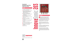 InnovaSonic 203 - Economical Ultrasonic Transit-Time Liquid Flow Meter - Technical Datasheet