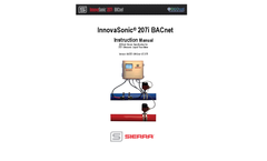 InnovaSonic 207i BACnet - Instruction Manual