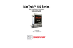 MaxTrak 180 Series Mass Flow Meters & Controllers - Instruction Manual