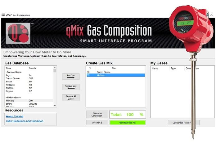 Sierra qMix™ - Field-Update for Gas Composition Changes