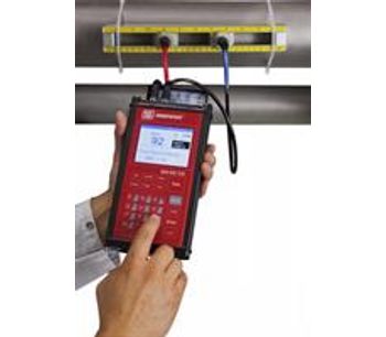 Portable Clamp-On Ultrasonic Flow Meter for High Accuracy Liquid Metering-1