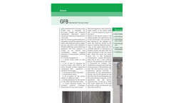 Sereco - Model GFB - Mechanical Fine Bar Screen Brochure