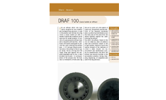 Sereco - Model DRAF 100 - Coarse Bubble Air Diffuser Brochure