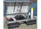 WaterIQ Technologies - Model Sentinel AIQ - Solar-Powered Ultrasonic Floating Algae Remediation System