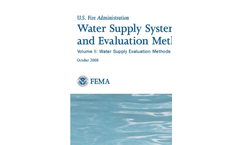 Water Supply Systems and Evaluation Methods Volume II- Brochure