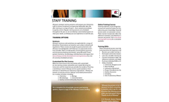 Staff Training - Brochure