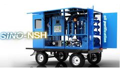 SINO-NSH - Model VF Series - Single-Stage Vacuum Insulation Oil Purifiers