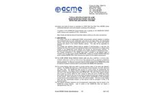 Acme - Model MGMS - Multi-Gas Monitoring System - Technical Specification