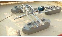 Surface jet aerator for wastewater lagoon, river, pond..