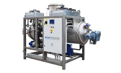 ECO - Model DRY HP-C Series - Low Temperature Wastewater Evaporator with Heat Pump and Endless Scraper-Screw