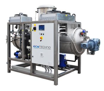 ECO - Model DRY HP-C Series - Low Temperature Wastewater Evaporator with Heat Pump and Endless Scraper-Screw