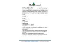 BioFlora - Zinc - Datasheet