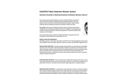 KALDETECT Wear Detection Monitor System Brochure