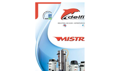 Delfin Mistral - Model 501 WD - Wet & Dry Industrial Vacuum Cleaner - Datasheet