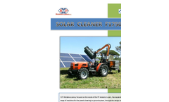 Model F1750 - Photovoltaic Panels Cleaning Machine Brochure