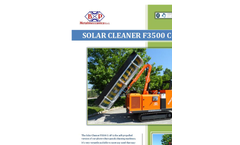 Model F3500-2 - Photovoltaic Panels Cleaning Machine Brochure