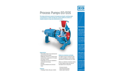 Egger - Model EO | EOS - High-Performance Process Pump  - Brochure