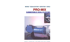 Model PRO-MIX - Submersible Mixer Datasheet