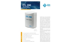 Unitec - Model ETL One - Multiparametric Units - Brochure