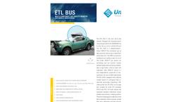  	Unitec - Model ETL Bus - Multiparametric Units - Brochure