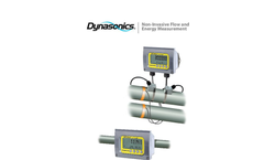 Dynasonics - Model TFX Ultra - Clamp-on Ultrasonic Flow and Energy Meter Brochure