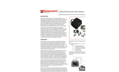 Dynasonics - Model DXN - Portable Hybrid Ultrasonic Flow Meter Datasheet