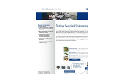 Testing, Analysis & Engineering Services - Brochure