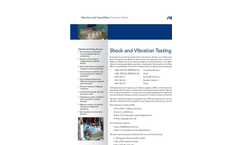Shock and Vibration Testing  - Brochure
