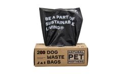 Natural Pet Partners - Model WHSL1NRR003 - 200 Ct Bulk Roll USDA Certified Biobased Waste Bags (2,000 Bags Per Case)
