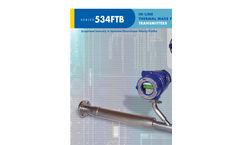 Kurz - Model 534FTB - In Line Flow Meter Brochure