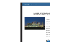 Coal Fired Boilers - Secondary Air for Low NOx Burners Application Brochure