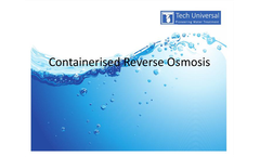 Containerised Reverse Osmosis
