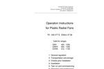 CMMV 450 - 1250 Operating instructions